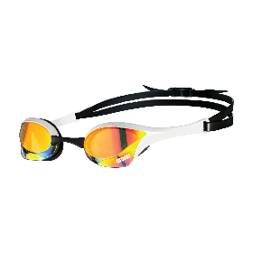 ARENA Cobra Ultra Swipe Mirror - Yellow Copper White - Lunettes Natation Jaune et Blanche - VP Arena Janvier 2026 