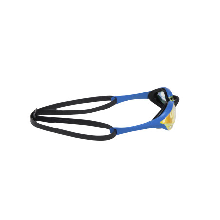ARENA Cobra Ultra Swipe Mirror - Yellow Copper Blue - Lunettes Natation Bleu Verres Jaune - VP Arena Janvier 2026 | Les4Nages