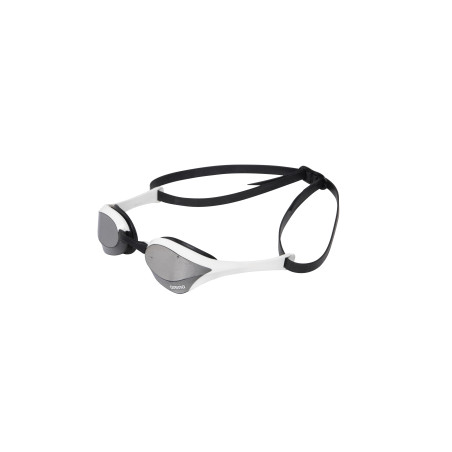 ARENA Cobra Ultra Swipe Mirror - Silver White - Lunette Natation Blanche Verres Argent - VP Arena Janvier 2026 | Les4Nages