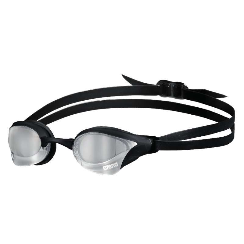 ARENA Cobra Core Swipe Mirror - Silver Black - Lunettes Natation - VP Arena Janvier 2026 | Les4Nages