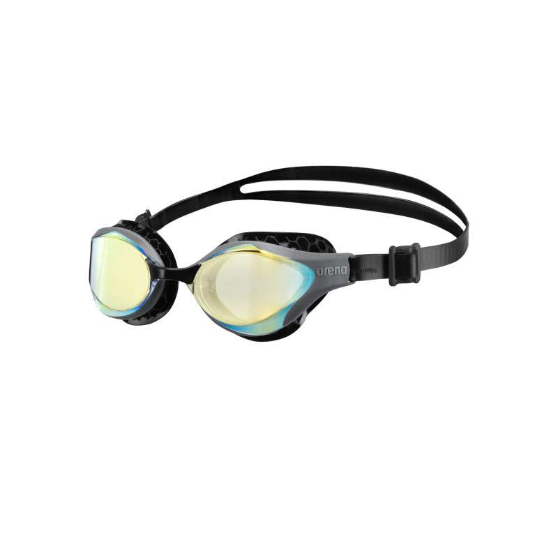 ARENA Air Bold Swipe Mirror Aqua Dark Grey - Lunettes Natation - VP Arena Janvier 2026 | Les4Nages