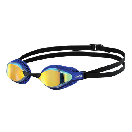 ARENA Air Speed Mirror - Yellow Copper Blue - Lunettes Natation - VP Arena Janvier 2026 | Les4Nages