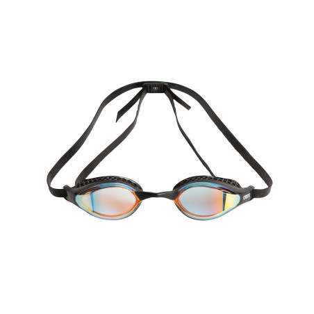 ARENA Air Speed Mirror - Yellow Copper Black - Lunettes Natation - VP Arena Janvier 2026 | Les4Nages