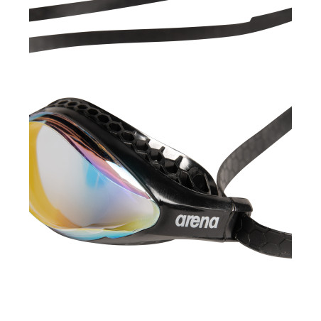 ARENA Air Speed Mirror - Yellow Copper Black - Lunettes Natation - VP Arena Janvier 2026 | Les4Nages