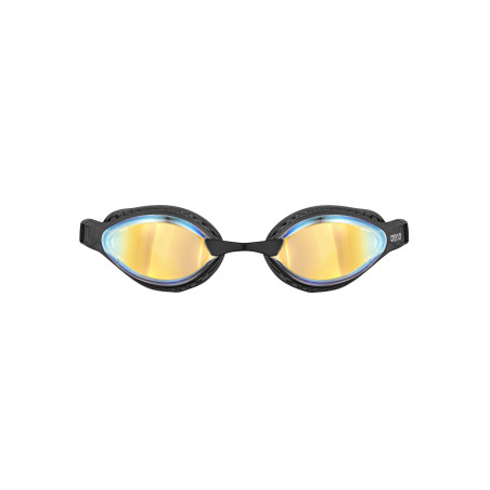 ARENA Air Speed Mirror - Yellow Copper Black - Lunettes Natation - VP Arena Janvier 2026 | Les4Nages