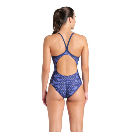 Arena ESCAPE Lightdrop Navy Team Navy - Maillot de bain femme - VP Arena Janvier 2026 | Les4Nages