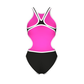 ARENA One Biglogo - Black White - Maillot Natation Femme 1 piece - VP Arena Janvier 2026 
