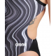  Arena Womens Swimsuit Challenge Back Marbled Black Black Multi - Maillot Natation Femme 1 piece