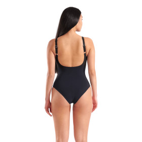 Arena BODYLIFT ANGELICA SWIMSUIT U BACK - BLACK-BLACK MULTI - Maillot Aquagym & Piscine Femme 1 pièce
