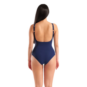 Arena BODYLIFT ISA SQUARED BACK - NAVY-ICE- Maillot Aquagym & Piscine Femme 1 pièce - VP Arena Janvier 2026