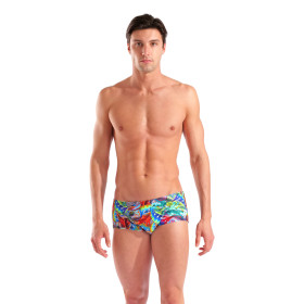 Arena IGUANAS SWIM LOW WAIST SHORT BLACK-MULTI - Boxer Natation Homme - VP Arena Janvier 2026