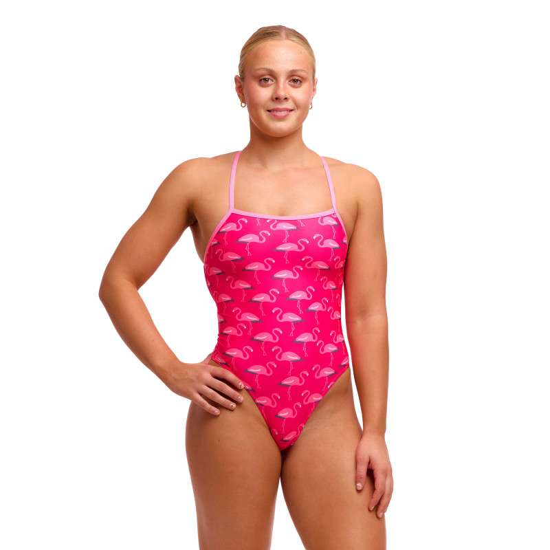 Funkita Flaming Go Gos - Strapped In - Maillot femme 1 pièce | Les4Nages