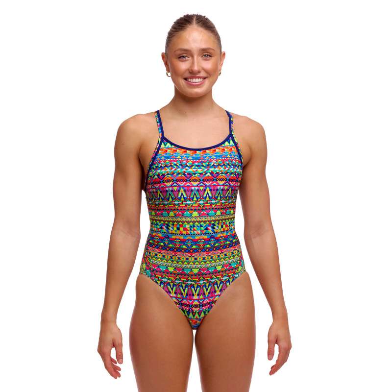 Funkita Packed Up - Diamond Back - Maillot femme 1 pièce | Les4Nages