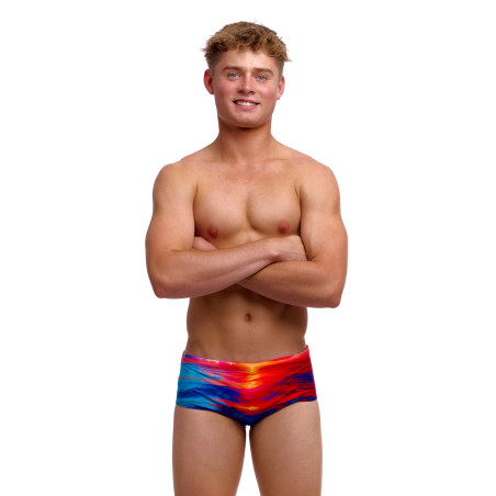 Funky Trunks(8-12ans) Sunset Delight - Sidewinder - Boxer garçon | Les4Nages