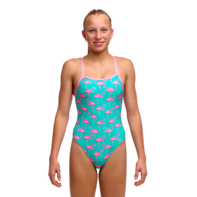Funkita Girl (8-14ans) Go Flamingo! - Single Strap - Maillot fille 1 pièce