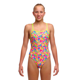 Funkita Girl (8-14ans) Flow Blow - Single Strap - Maillot fille 1 pièce