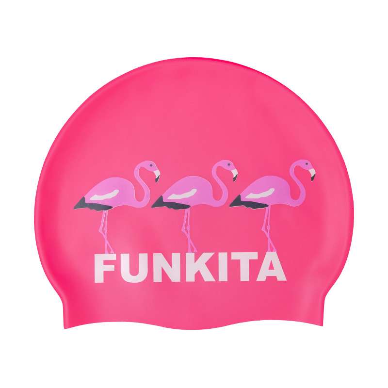 Funky Flaming Go Gos - Swimming Cap - Bonnet | Les4Nages