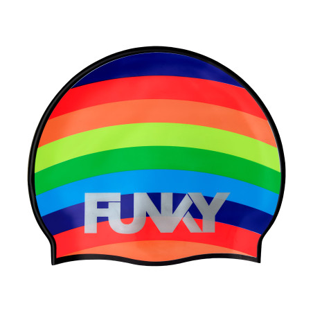 Funky Rainbowie - Swimming Cap - Bonnet | Les4Nages