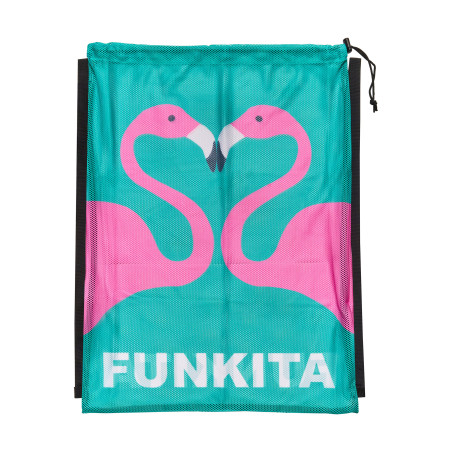 Funkita Go Flamingo Gear Bag - Mesh Bag | Les4Nages