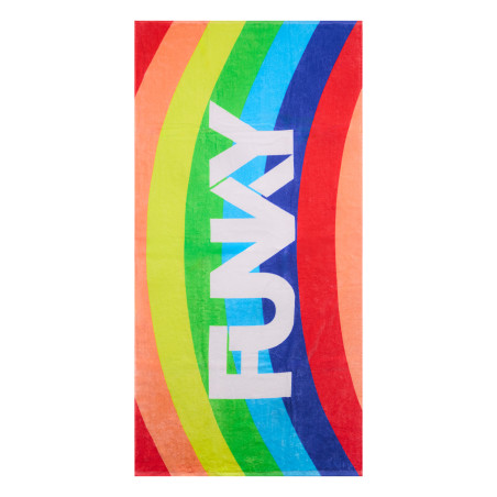 Funky Rainbowie - Towel - Serviette | Les4Nages