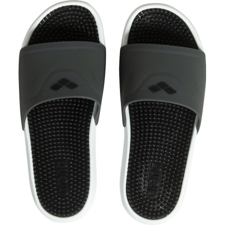 Arena MARCO - DARK_GREY-BLACK-WHITE - Claquettes Piscine | Les4Nages Arena MARCO - DARK_GREY-BLACK-WHITE - Claquettes Piscine | Les4Nages