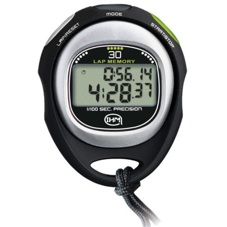 IHM Chronomètre 30 mémoires 0338XC - 2 lignes d'affichage - Chronomètre LAP | Les4Nages