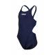 Arena Girls (6-14 ans) Team Swimsuit SOLID Swim Tech - Navy White - Maillot Fille Natation