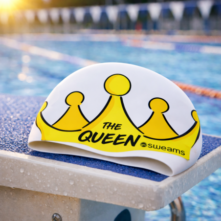 Bonnet SWEAMS The Queen - White-Gold | Les4Nages