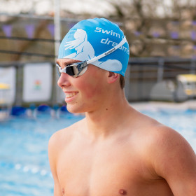 Bonnet SWEAMS Swim your dreams - Blue White