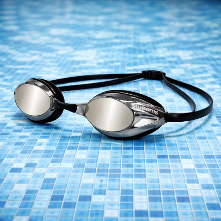 Lunettes SWEAMS JAGUAR Black Mirror | Les4Nages Lunettes SWEAMS JAGUAR Black Mirror | Les4Nages