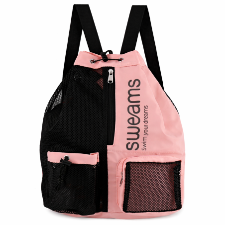 Sac à Dos / Mesh Bag SWEAMS MESH BACKPACK - PINK | Les4Nages Sac à Dos / Mesh Bag SWEAMS MESH BACKPACK - PINK | Les4Nages