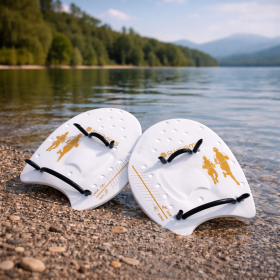 Plaquettes SwimRun SWEAMS SWIMRUN Paddle - White Gold