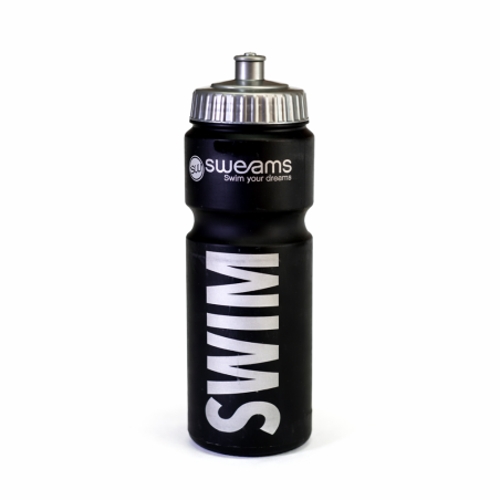 Bidon NATATION SWEAMS SWIM - Black Matt SILVER - 750ml | Les4Nages