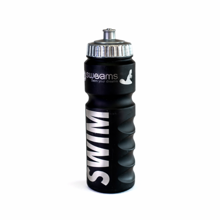 Bidon NATATION SWEAMS SWIM - Black Matt SILVER - 750ml | Les4Nages