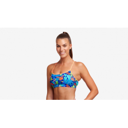 Funkita Slothed Crop Top Hipster Brief - Maillot de bain Natation Femme 2 pieces