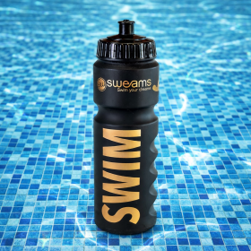 Bidon NATATION SWEAMS SWIM - Black Matt GOLD - 750ml