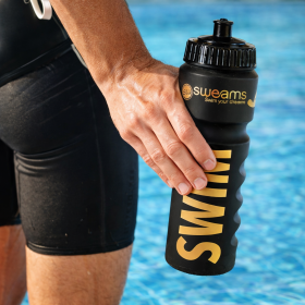 Bidon NATATION SWEAMS SWIM - Black Matt GOLD - 750ml
