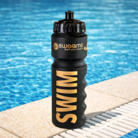 Bidon NATATION SWEAMS SWIM - Black Matt GOLD - 750ml