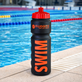 Bidon NATATION SWEAMS SWIM - Black Matt RED - 750ml