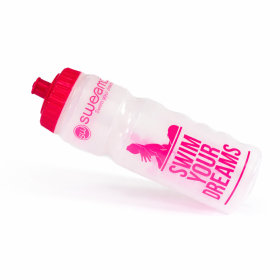 Bidon NATATION SWEAMS Swimmer Swim your dreams - CLEAR PINK - 750ml