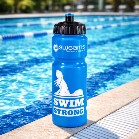 Bidon NATATION SWEAMS STRONG SWIMMER - BLUE - 750ml | Les4Nages
