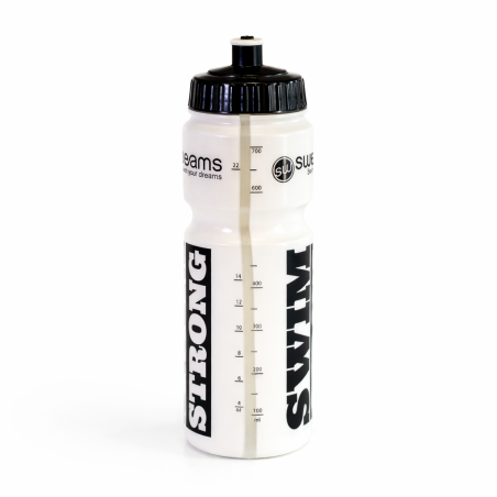 Bidon NATATION SWEAMS Swim Strong - WHITE BLACK - 750ml | Les4Nages Bidon NATATION SWEAMS Swim Strong - WHITE BLACK - 750ml | Les4Nages