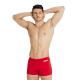 Arena Men's Team SOLID Short Red White - Boxer Natation Homme 