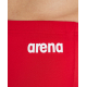 Arena Men's Team SOLID Short Red White - Boxer Natation Homme 