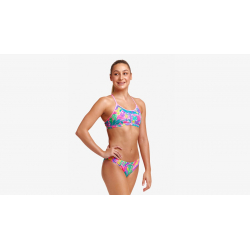 Funkita Fille (8-14 ans) Jungle Party Strapped In - Maillot de bain Natation Fille 