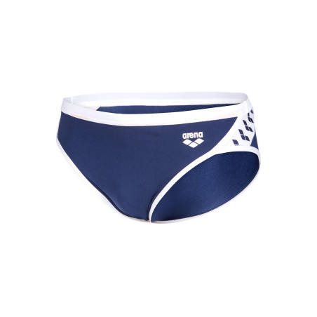 Arena ICONS SWIM BRIEFS SOLID NAVY-WHITE - Maillot Slip de bain Natation | Les4Nages