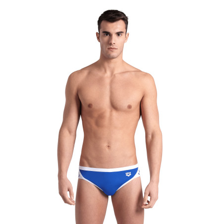  Arena ICONS SWIM BRIEFS SOLID ROYAL-WHITE - Maillot Slip de bain Natation | Les4Nages