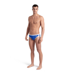  Arena ICONS SWIM BRIEFS SOLID ROYAL-WHITE - Maillot Slip de bain Natation 