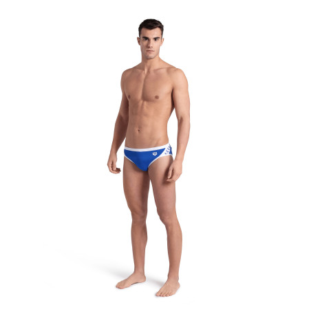  Arena ICONS SWIM BRIEFS SOLID ROYAL-WHITE - Maillot Slip de bain Natation | Les4Nages