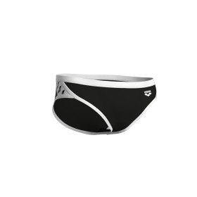  Arena ICONS SWIM BRIEFS SOLID Black White - Maillot Slip de bain Natation 